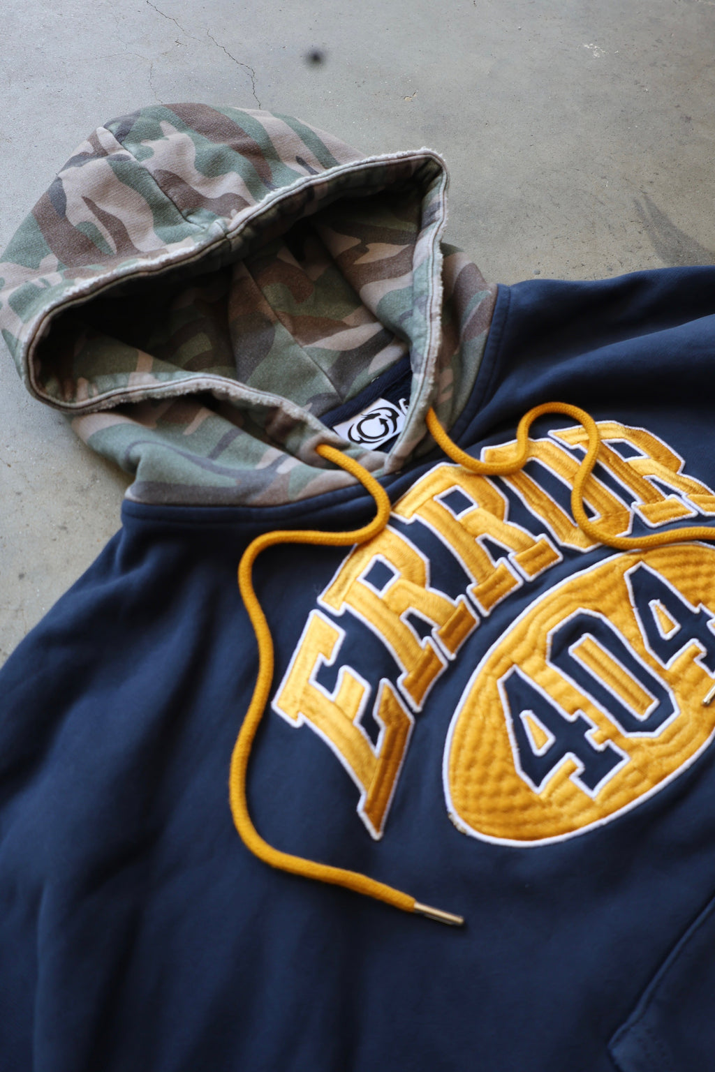 404 Shell Hoodie Navy/Camo